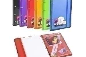 CARPEBLOC CARCHIVO DUNE PP A4 4 an.MIXTAS 20mm con REC. 100 hj. CUADRIC.4x4 ROJO