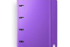 CARPEBLOC CARCHIVO FOAM STYLE PP A4+ 4 an.MIXTAS 35mm con REC. 120 hj. CUADRIC.4x4 VIOLETA