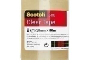 CINTA ADHESIVA SCOTCH 508 TRANSPARENTE rollo 66x19