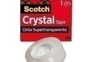 CINTA ADHESIVA SCOTCH CRYSTAL ULTRATRANSPARENTE rollo 33x19