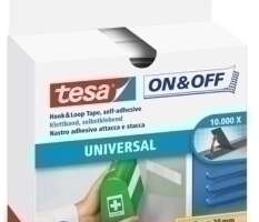 CINTA VELCRO TESA ON&OFF rollo 2,5x20 BLANCO