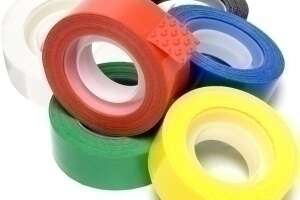 CINTA ADHESIVA FIXO COLOR rollo 33x19 AMARILLO