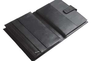 CARPETA PORTADOCUMENTOS NADAL TOP LINE piel Fº 2 DPTOS.,4 BOLSAS y BLOCK MARRON