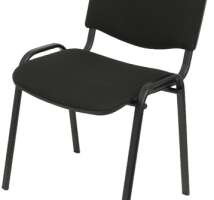 SILLA PIQUERAS Y CRESPO ALCARAZ CONFIDENTE APILABLE ASIENTO TAPIZADO ARAN NEGRO