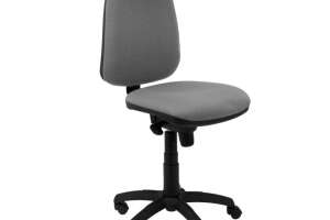 SILLA PIQUERAS Y CRESPO SIERRA S MECANISMO ASINCRO REGULABLE EN ALTURA ASIENTO Y RESPALDO TAPIZADO BALI GRIS CLARO